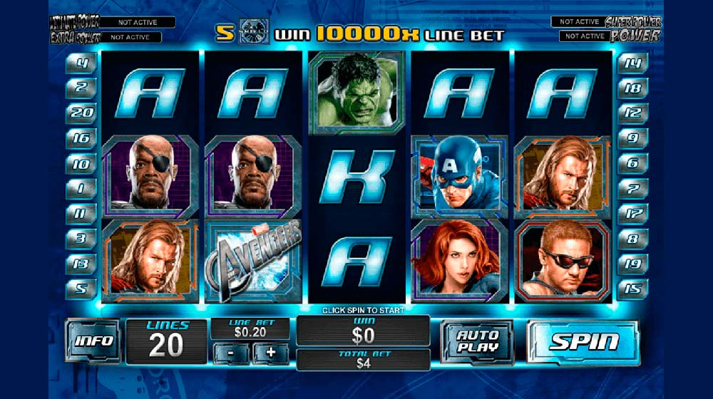 Slot The Avengers