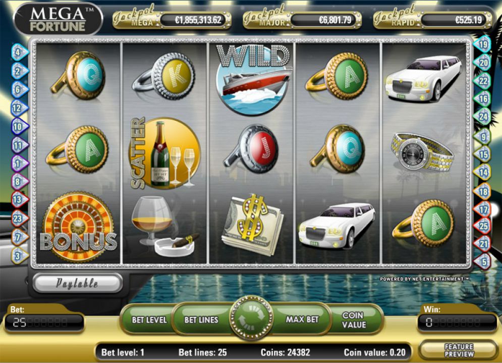 Slot Mega Fortune online
