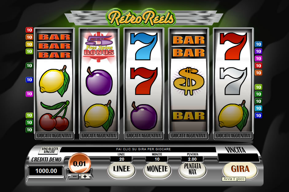 Slot Machine Retro Reels