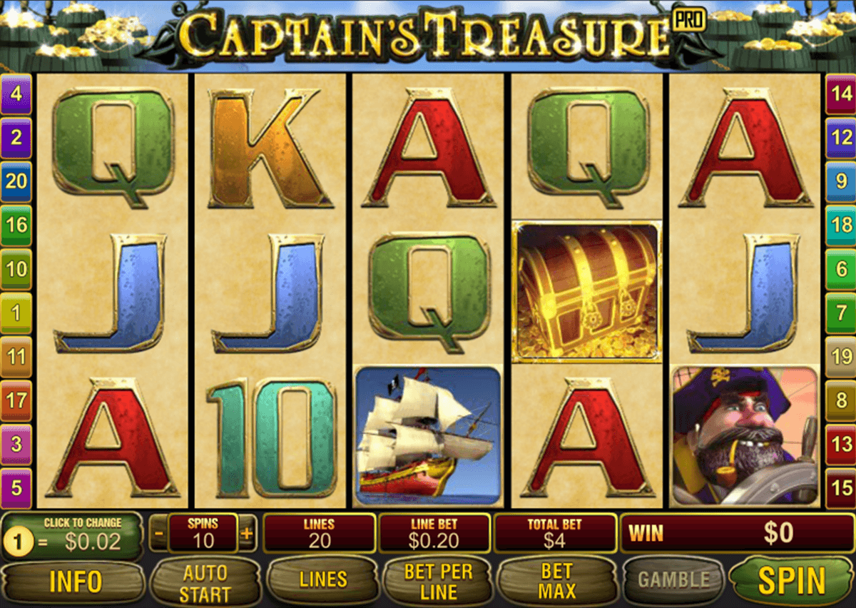 slot online captain's treasure