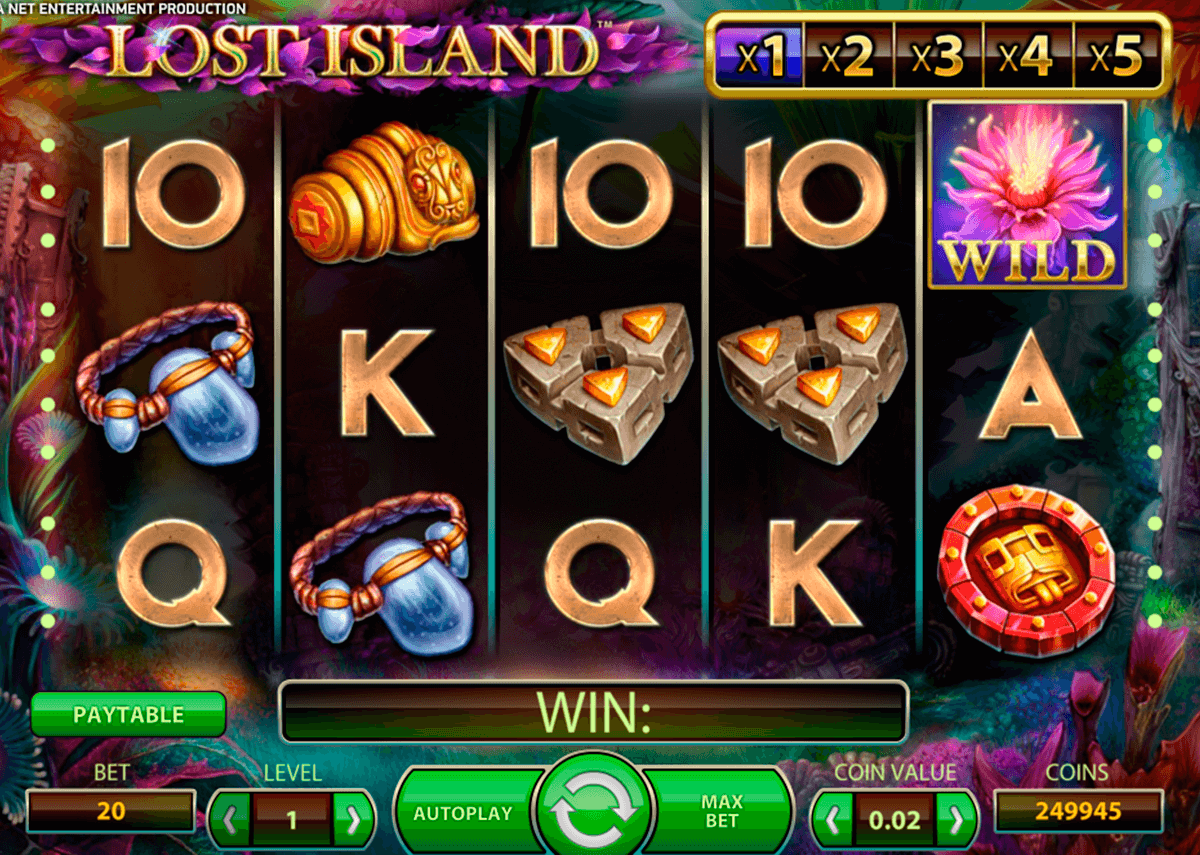 slot machine lost island netent