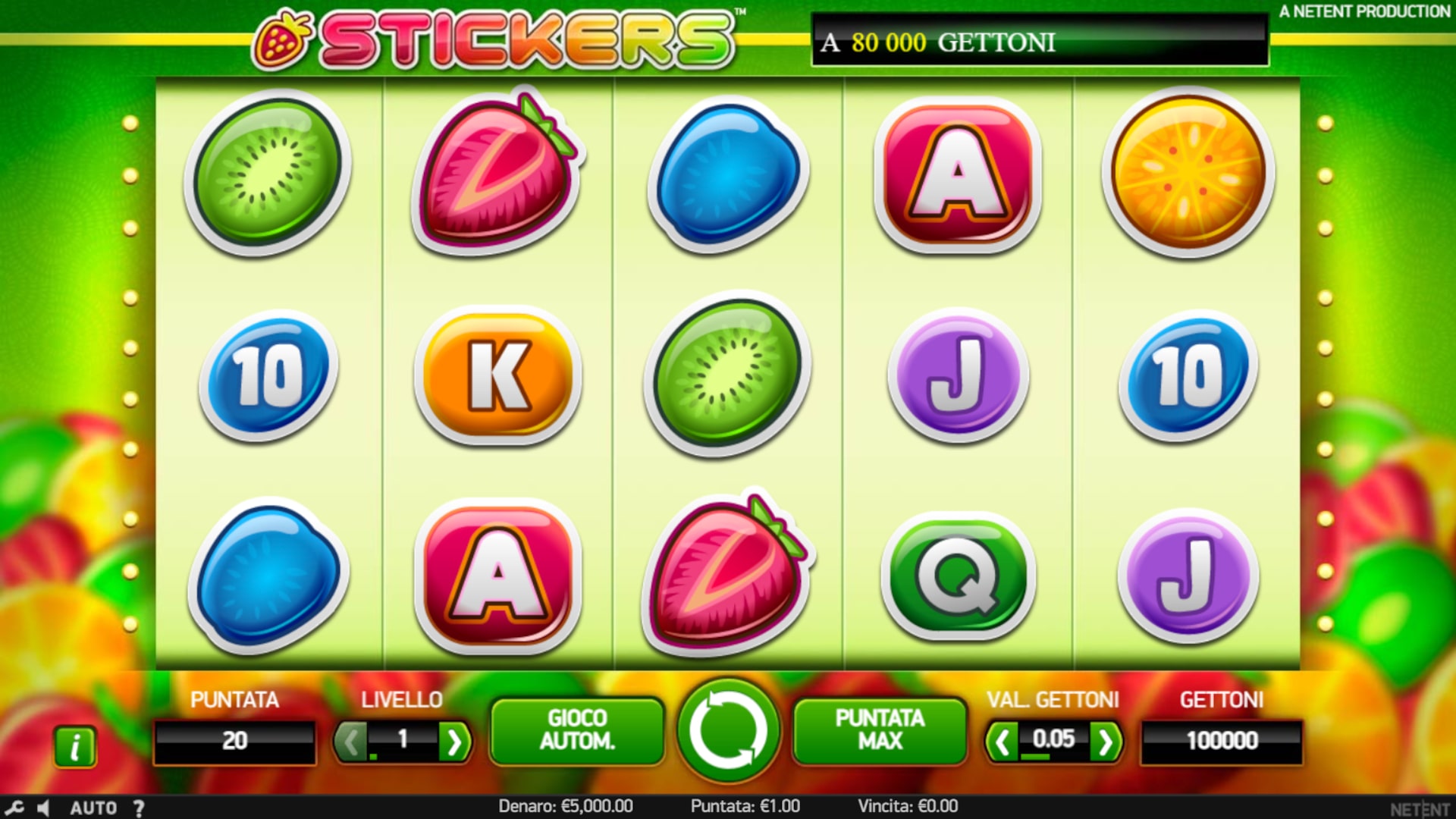 griglia del gioco slot online stickers