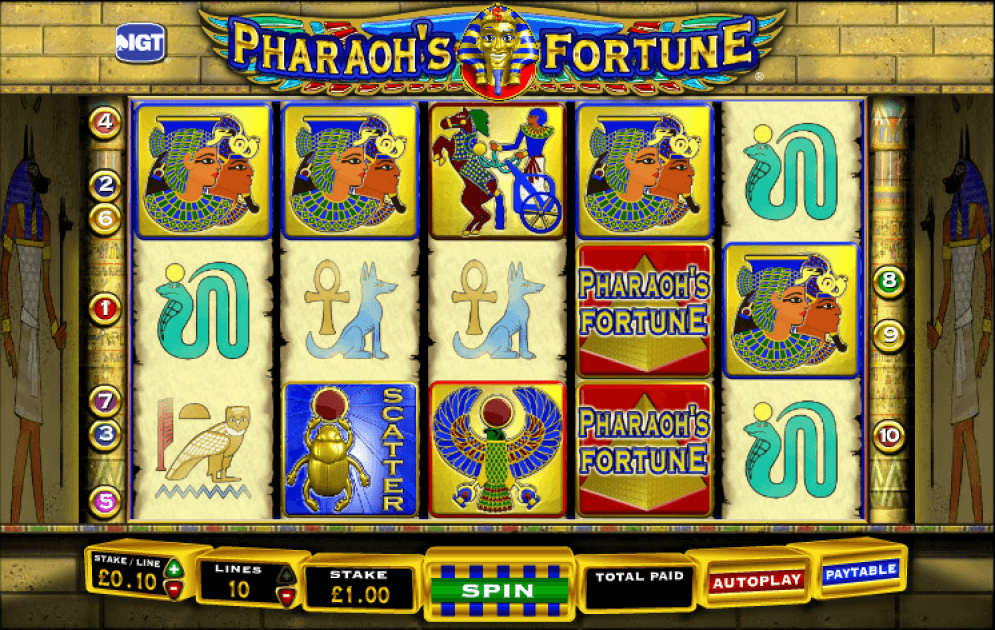 griglia slot machine Pharaoh’s Fortune