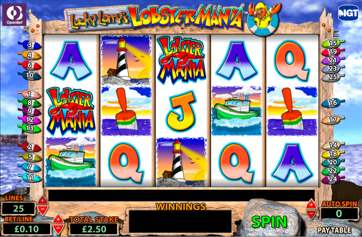 slot machine lucky larry's lobstermania